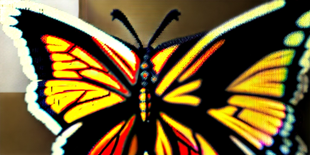 Monarch butterfly Brutalism S1571073078 St25 G50